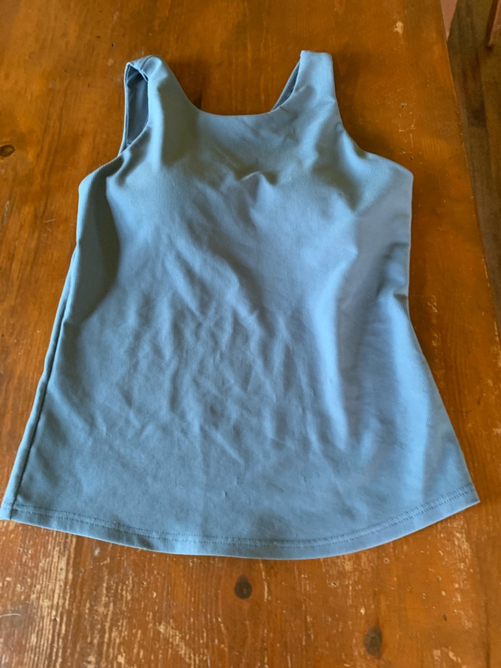 Scoop Neck Tank Top in Teal